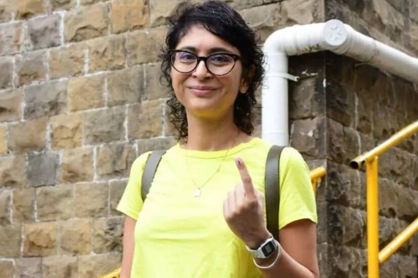  മുംബൈയിൽ വോട്ട് രേഖപ്പെടുത്തിയതിനു ശേഷം കിരൺ റാവു
