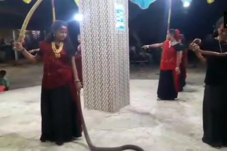 പൊതുവേദിയിൽ പാമ്പുകളുമൊത്ത് നൃത്തം: രണ്ട് യുവതികൾ അറസ്റ്റിൽ പൊതുവേദിയിൽ പാമ്പുകളുമൊത്ത് നൃത്തം: രണ്ട് യുവതികൾ അറസ്റ്റിൽ