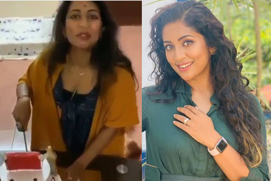 ബർത്ത്ഡേ കേക്കിന്റെ രൂപത്തിൽ നവ്യക്ക് കിട്ടിയത് എട്ടിന്റെ പണി!