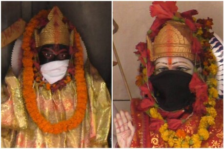 മൂക്കും വായുംമൂടി ദേവീ ദേവന്മാർ; വായുമലിനീകരണത്തിൽ ദൈവങ്ങൾക്കും രക്ഷയില്ല മൂക്കും വായുംമൂടി ദേവീ ദേവന്മാർ; വായുമലിനീകരണത്തിൽ ദൈവങ്ങൾക്കും രക്ഷയില്ല