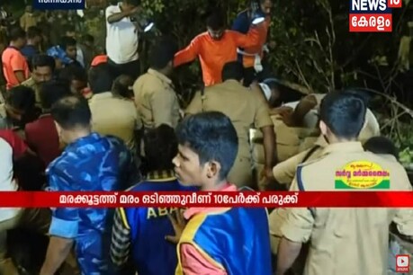 ശബരിമല മരക്കൂട്ടത്ത് മരം വീണ് പത്ത് അയ്യപ്പ ഭക്തർക്ക് പരിക്ക് ശബരിമല മരക്കൂട്ടത്ത് മരം വീണ് പത്ത് അയ്യപ്പ ഭക്തർക്ക് പരിക്ക്