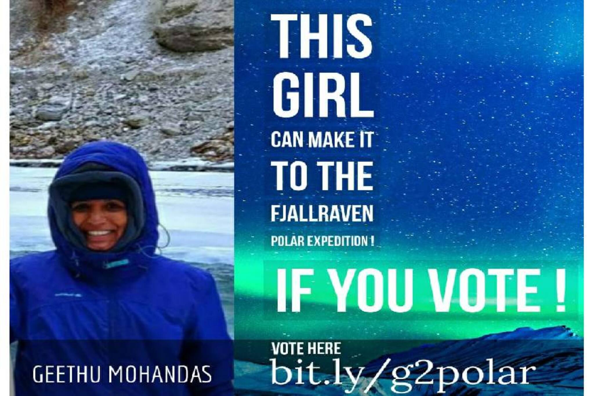 തണുത്തുറഞ്ഞ ആർട്ടിക് സർക്കിളിൽ സാഹസിക യാത്രയ്ക്കൊരുങ്ങി മലയാളി പെൺകുട്ടി; നിങ്ങൾ പിന്തുണച്ചാൽ ചരിത്രമാകും
