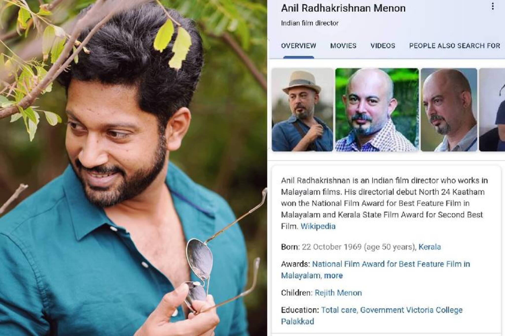 അനിൽ രാധാകൃഷ്ണൻ മേനോൻ എന്റെ അച്ഛനല്ല