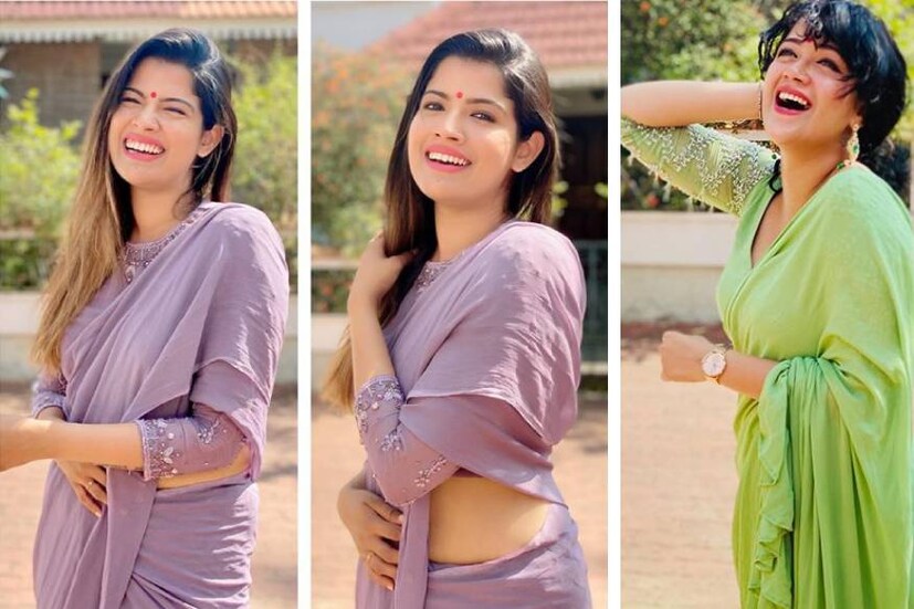  സ്ഥിരമായി അടിപൊളി വേഷവും പാട്ടുമായാണ് പ്രേക്ഷകർ ഈ താര സഹോദരിമാരെ കണ്ടിട്ടുള്ളത്. അമൃത സുരേഷും അഭിരാമി സുരേഷും. എന്നാൽ എപ്പോഴും അങ്ങനെ മോഡേൺ വസ്ത്രം മാത്രം ധരിച്ചാൽ എങ്ങനെയാ? ഒരു ചേഞ്ച് വേണ്ടേ? സിമ്പിൾ ആയി സാരിയുടുത്ത് എങ്ങനെ ഫാഷനബിൾ ആവാം എന്ന് അമൃതയും അഭിരാമിയും കാട്ടുന്നു