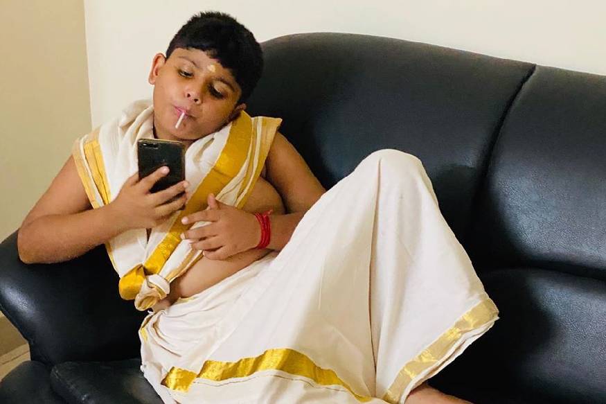 ശങ്കരൻ, സുന്ദരി, മാക്രി'; നവ്യ നായർക്ക് മകൻ ഇതെല്ലാമാണ്
