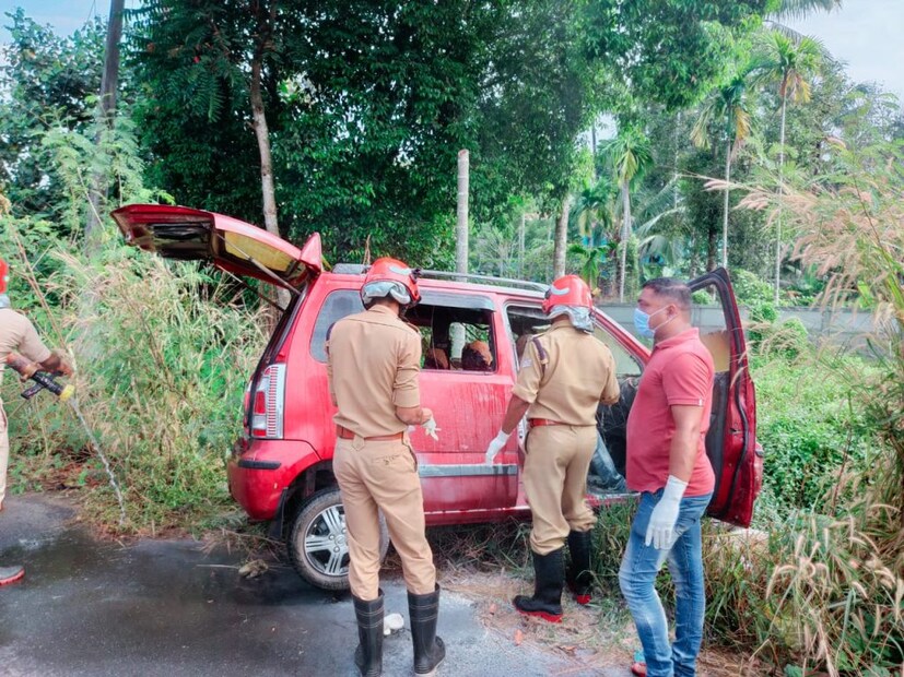  ഇന്ന് രാവിലെ 10 മണിയോടെ ബൈപ്പാസില്‍ ഗൗരിശങ്കര്‍ ജംഗ്ഷഷന് തെക്കുവശം സര്‍വ്വീസ് റോഡിലാണ് സംഭവം.