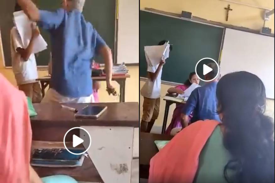മാർക്ക് കുറഞ്ഞതിന് അധ്യാപികയുടെ മുന്നിൽവെച്ച് മകനെ തല്ലി; തെറ്റ് സമ്മതിച്ച് അച്ഛൻ