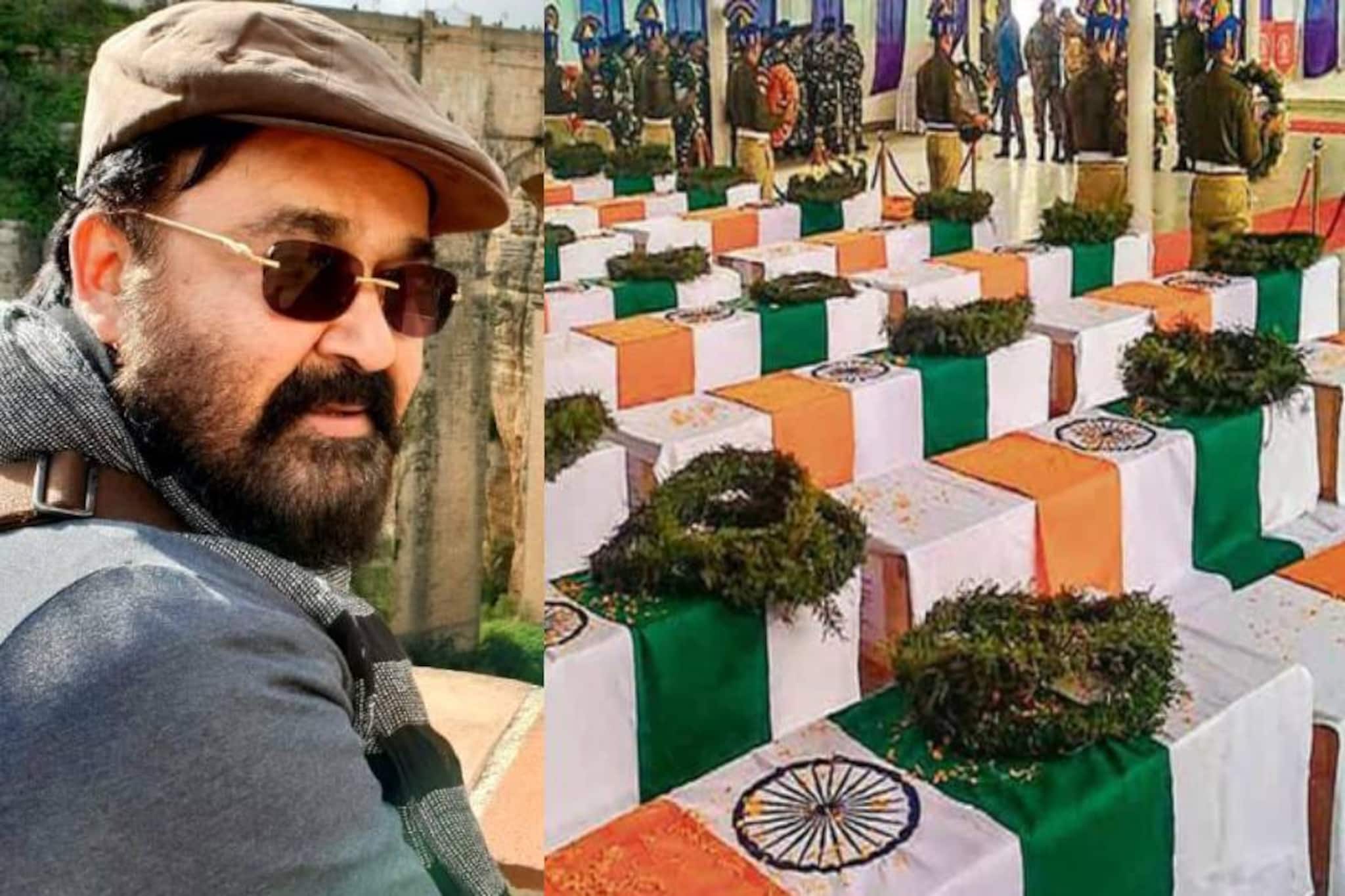 'ധീരരെ ബഹുമാനിക്കുന്നു'; പുൽവാമ സൈനികരെ സ്മരിച്ച് മോഹൻലാൽ