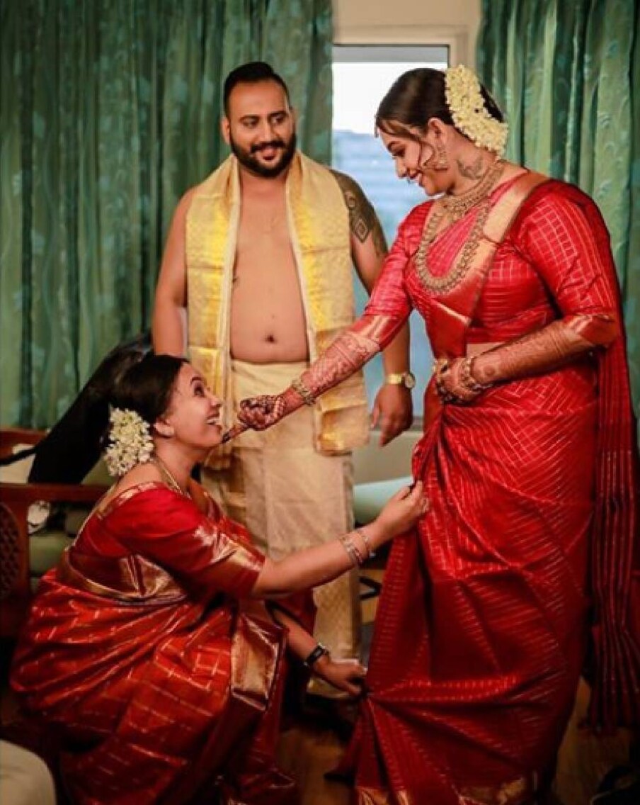  സൗഭാഗ്യ പങ്കിട്ട വിവാഹ ചിത്രം