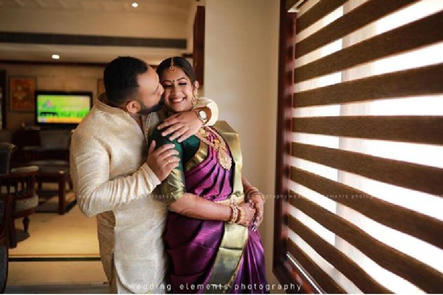  സൗഭാഗ്യ പങ്കിട്ട വിവാഹ ചിത്രം