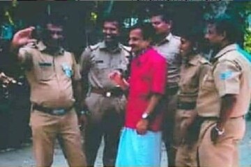 പോലീസുകാർക്കൊപ്പമുള്ള രജിത് കുമാറിന്റെ സെൽഫി; സോഷ്യൽ മീഡിയയിലെ ചിത്രം വൈറൽ