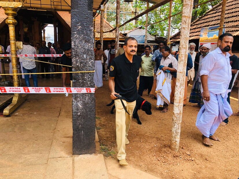  ഏകദേശം അര മണിക്കൂറോളം മോഷ്ടാവ് മതിൽക്കെട്ടിനുള്ളിൽ കറങ്ങി നടന്നു. മങ്കി കാപ്പ് ധരിച്ചെത്തിയതിനാൽ മോഷ്ടാവിന്റെ മുഖം വ്യക്തമല്ല സിസിടിവി ദൃശ്യങ്ങളിൽ വ്യക്തമല്ല.