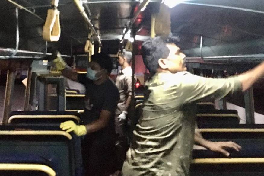 ksrtc bus cleaning
