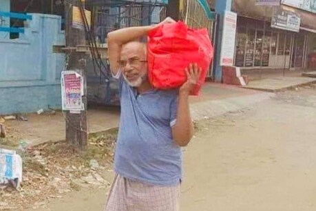 പലചരക്ക് സഞ്ചി തോളിലേറ്റി മുസ്ലീംലീഗ് നേതാവ്; ഫോട്ടോ സാമൂഹ്യമാധ്യമങ്ങളിൽ വൈറൽ പലചരക്ക് സഞ്ചി തോളിലേറ്റി മുസ്ലീംലീഗ് നേതാവ്; ഫോട്ടോ സാമൂഹ്യമാധ്യമങ്ങളിൽ വൈറൽ