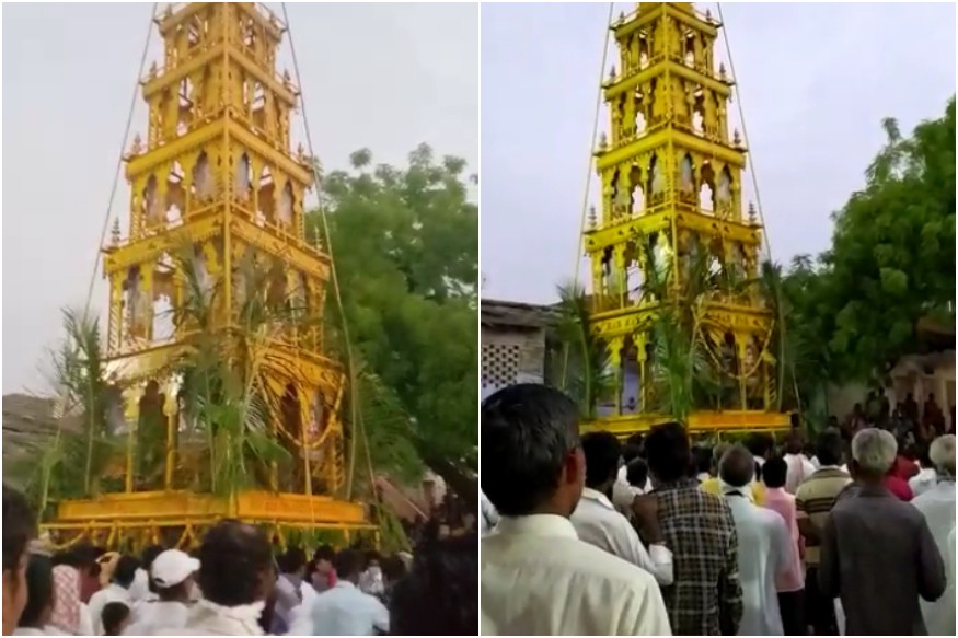 ലോക്ക് ഡൗൺ ലംഘിച്ച് കല്‍ബുർഗി ക്ഷേത്രത്തിൽ ഘോഷയാത്ര; നൂറുകണക്കിന് പേർ പങ്കെടുത്തു