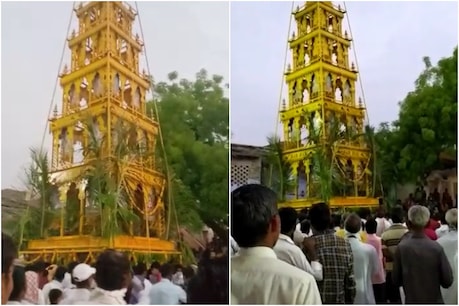ലോക്ക് ഡൗൺ നിയന്ത്രണങ്ങൾ ലംഘിച്ച് കല്ബുർഗി ക്ഷേത്രത്തിൽ ഘോഷയാത്ര; നൂറുകണക്കിന് പേർ പങ്കെടുത്തു ലോക്ക് ഡൗൺ നിയന്ത്രണങ്ങൾ ലംഘിച്ച് കല്ബുർഗി ക്ഷേത്രത്തിൽ ഘോഷയാത്ര; നൂറുകണക്കിന് പേർ പങ്കെടുത്തു