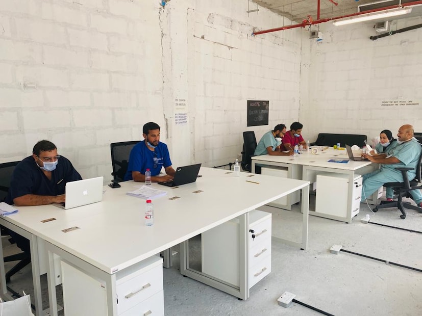 UAe Isolation camp