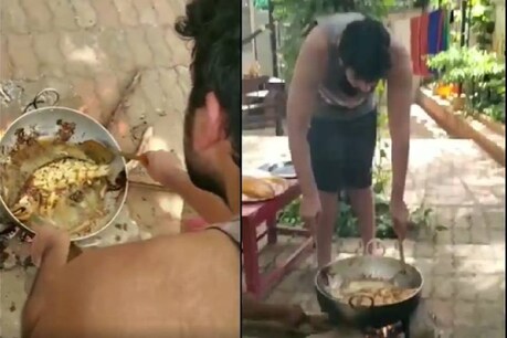 പാട്ട് മസിൽ പിടുത്തത്തിന്റെ ആണെങ്കിലും മീൻ നല്ല മസാല ഇട്ടിട്ടാ വറുക്കണേ; കാളിദാസ് ജയറാമിന്റെ നളപാചകം പാട്ട് മസിൽ പിടുത്തത്തിന്റെ ആണെങ്കിലും മീൻ നല്ല മസാല ഇട്ടിട്ടാ വറുക്കണേ; കാളിദാസ് ജയറാമിന്റെ നളപാചകം