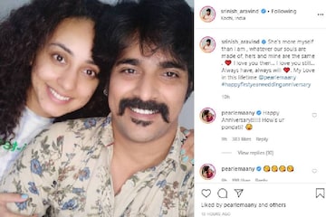 ഒന്നാം വിവാഹ വാർഷികാശംസ നേർന്ന് ശ്രീനിഷ്; നിന്റെ പൊണ്ടാട്ടി എങ്ങനെയുണ്ടെന്ന് പേളി ഒന്നാം വിവാഹ വാർഷികാശംസ നേർന്ന് ശ്രീനിഷ്; നിന്റെ പൊണ്ടാട്ടി എങ്ങനെയുണ്ടെന്ന് പേളി