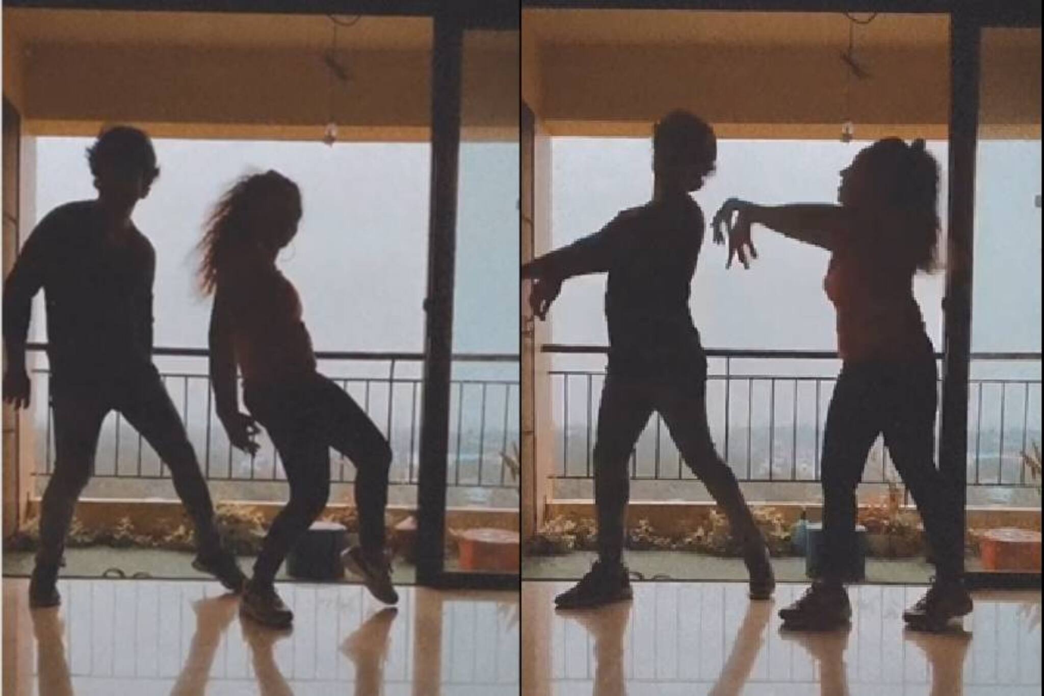 പുറത്ത് വളരെ മനോഹരമായ കാലാവസ്ഥ; നൃത്ത ചുവടുകളുമായി മലയാളികളുടെ പ്രിയ താരദമ്പതികൾ