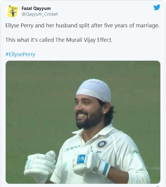  മുരളി വിജയ്ക്കെതിരായ ട്രോളുകൾ