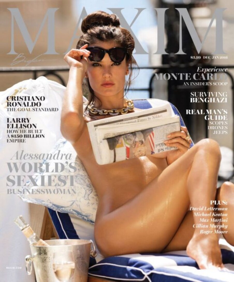  ബ്രസീലിയൻ മോഡൽ അലസ്സാൻഡ്ര അംബ്രോസിയോ -Maxim magazine. (Image: Maxim)