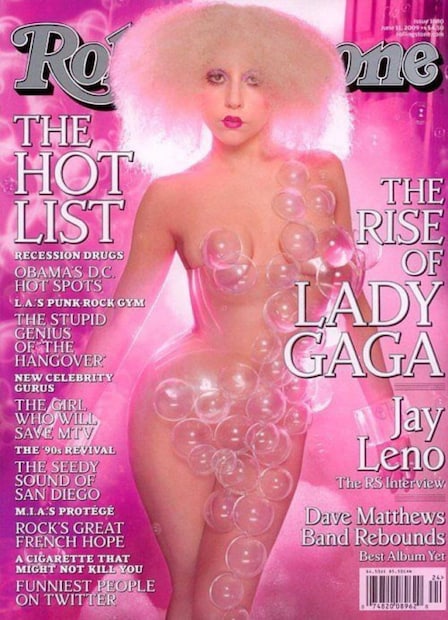  ലേഡി ഗാഗ-Rolling Stone magazine's June 2009 issue. (Image: Rolling Stone)