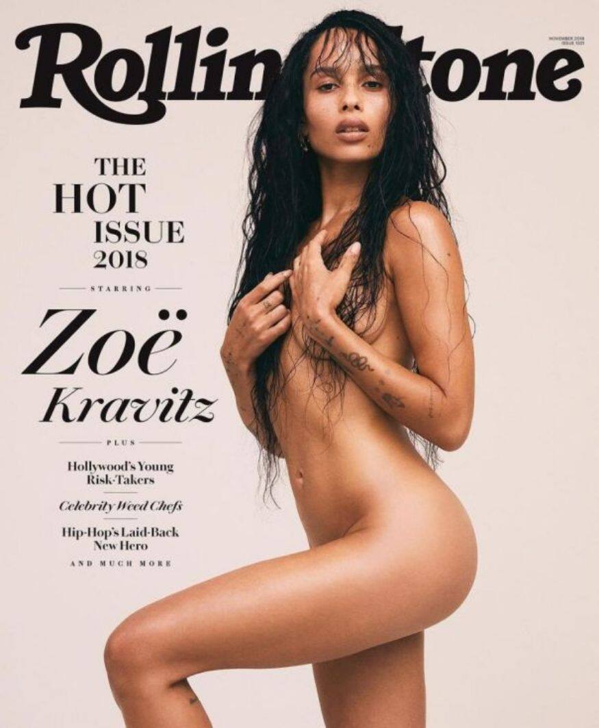 അമേരിക്കൻ നടി സോയി ക്രാവിറ്റ്സ് - October 2018 cover of Rolling Stone. (Image: Rolling Stone) അമേരിക്കൻ നടി സോയി ക്രാവിറ്റ്സ് - October 2018 cover of Rolling Stone. (Image: Rolling Stone)