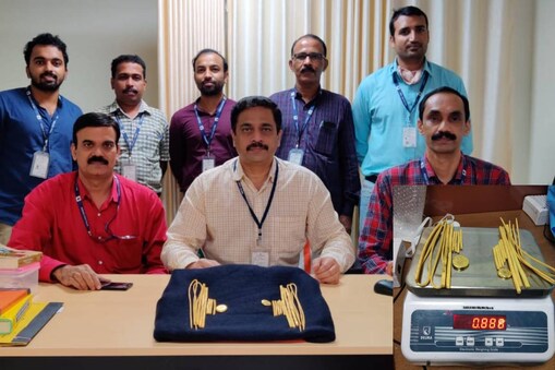 45.51 ലക്ഷം രൂപയുടെ സ്വർണം പിടികൂടി