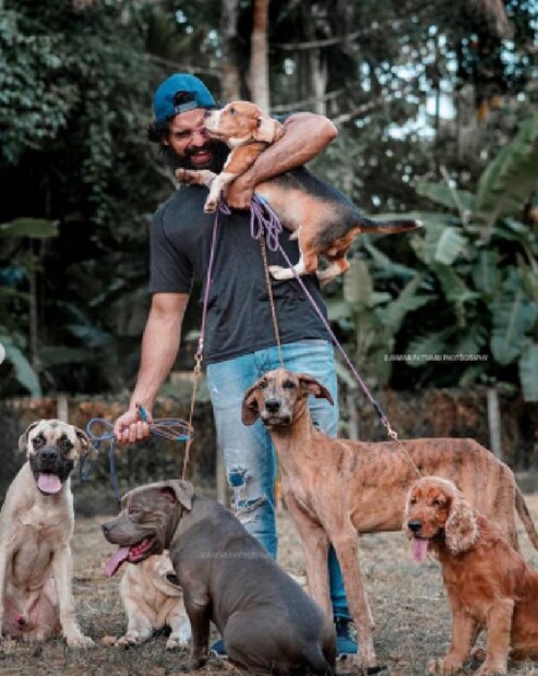  വളർത്തു നായ്ക്കൾക്കൊപ്പം ടൊവിനോ തോമസ്