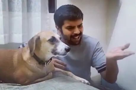 Viral Video| 'എത്ര മനോഹരമായ സ്വരം'; വളർത്തു നായക്കൊപ്പം യുവാവിന്റെ 'ജുഗൽബന്ദി' ; സോഷ്യൽ മീഡിയയിൽ ഹിറ്റ് Viral Video| 'എത്ര മനോഹരമായ സ്വരം'; വളർത്തു നായക്കൊപ്പം യുവാവിന്റെ 'ജുഗൽബന്ദി' ; സോഷ്യൽ മീഡിയയിൽ ഹിറ്റ്