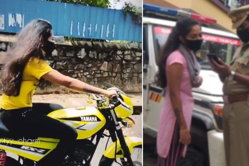  കൊല്ലം: രൂപമാറ്റം വരുത്തിയ ബൈക്കിൽ ഹെൽമറ്റ് ധരിക്കാതെ കറങ്ങിയ പെൺകുട്ടിക്കെതിരെ മോട്ടോർ വാഹന വകുപ്പിന്റെ നടപടി. ഗതാഗത നിയമ ലംഘനങ്ങൾക്ക് പെൺകുട്ടിക്ക് 20,500 രൂപ പിഴ ചുമത്തി.