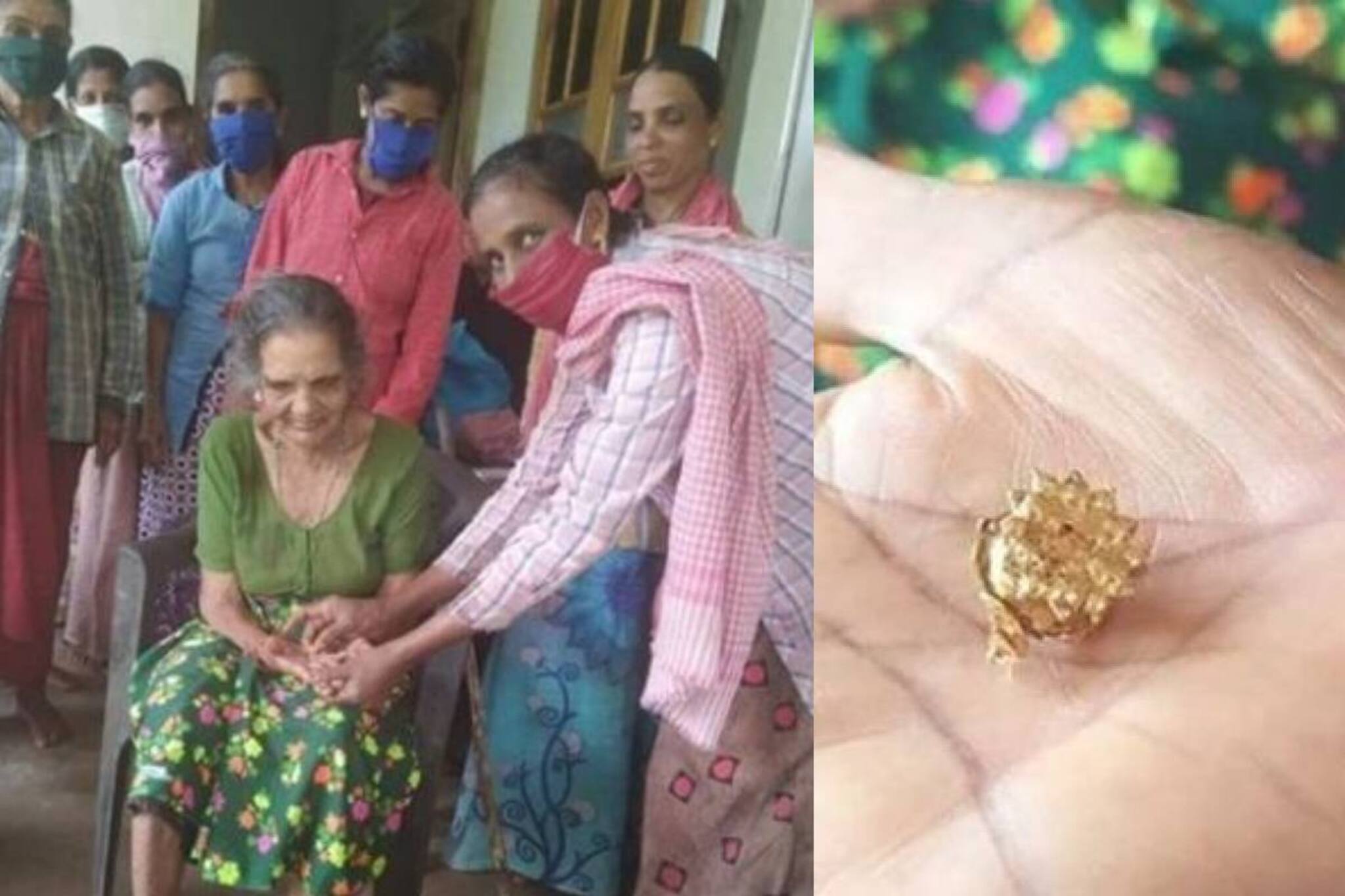 കാണാതാകുമ്പോൾ പവന് 4400 രൂപ; ഇപ്പോൾ വില 40,000ത്തിനുംമേലെ; നാരായണി അമ്മയ്ക്ക് കമ്മൽ തിരികെ കിട്ടി