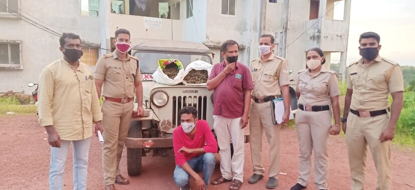  മൊറാത്തണ സ്വദേശി ജാബിർ(32) ആണ് അറസ്റ്റിലായത്. വോര്‍ക്കാടി മൊറാത്തണയിലെ കേരള ഹൗസ് എന്ന അപ്പാര്‍ട്‌മെന്റിന്റെ മൂന്നാം നിലയില്‍ നിന്നാണ് കഞ്ചാവ് കണ്ടെത്തിയത്.