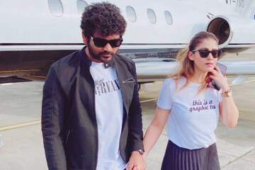 Nayanthara | ചാർട്ടേഡ് വിമാനത്തിൽ നയൻതാരയും വിഗ്നേഷ് ശിവനും നാട്ടിലെത്തി