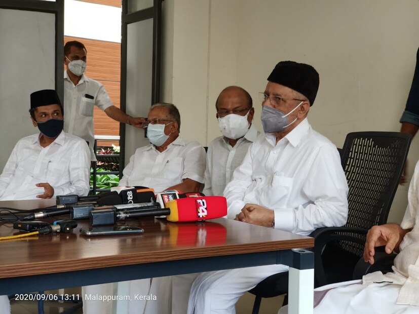  'തെരഞ്ഞെടുപ്പിൽ ജയിക്കുവാനുള്ള എല്ലാ സാധ്യതകളും ചർച്ച ചെയ്തു. തെരഞ്ഞെടുപ്പിന്റെ പരിപൂർണമായ ചുമതല കഴിഞ്ഞ തെരഞ്ഞെടുപ്പിൽ കൊടുത്ത പോലെ തന്നെ പികെ കുഞ്ഞാലിക്കുട്ടിക്ക്‌ കൊടുക്കുന്നു. എല്ലാ ചുക്കാനും ത്രാണിയുള്ള കഴിവുള്ള കുഞ്ഞാലിക്കുട്ടി സാഹിബിനെ ഏൽപ്പിക്കുക. അതാണ് തീരുമാനം. അതുപോലെ തന്നെ ദേശീയ തലത്തിലെ ചുമതല ഇ.ടി. മുഹമ്മദ് ബഷീറിനെയും ഏൽപ്പിക്കുന്നു' - ഇതായിരുന്നു ഹൈദരലി ശിഹാബ് തങ്ങളുടെ വാക്കുകൾ.