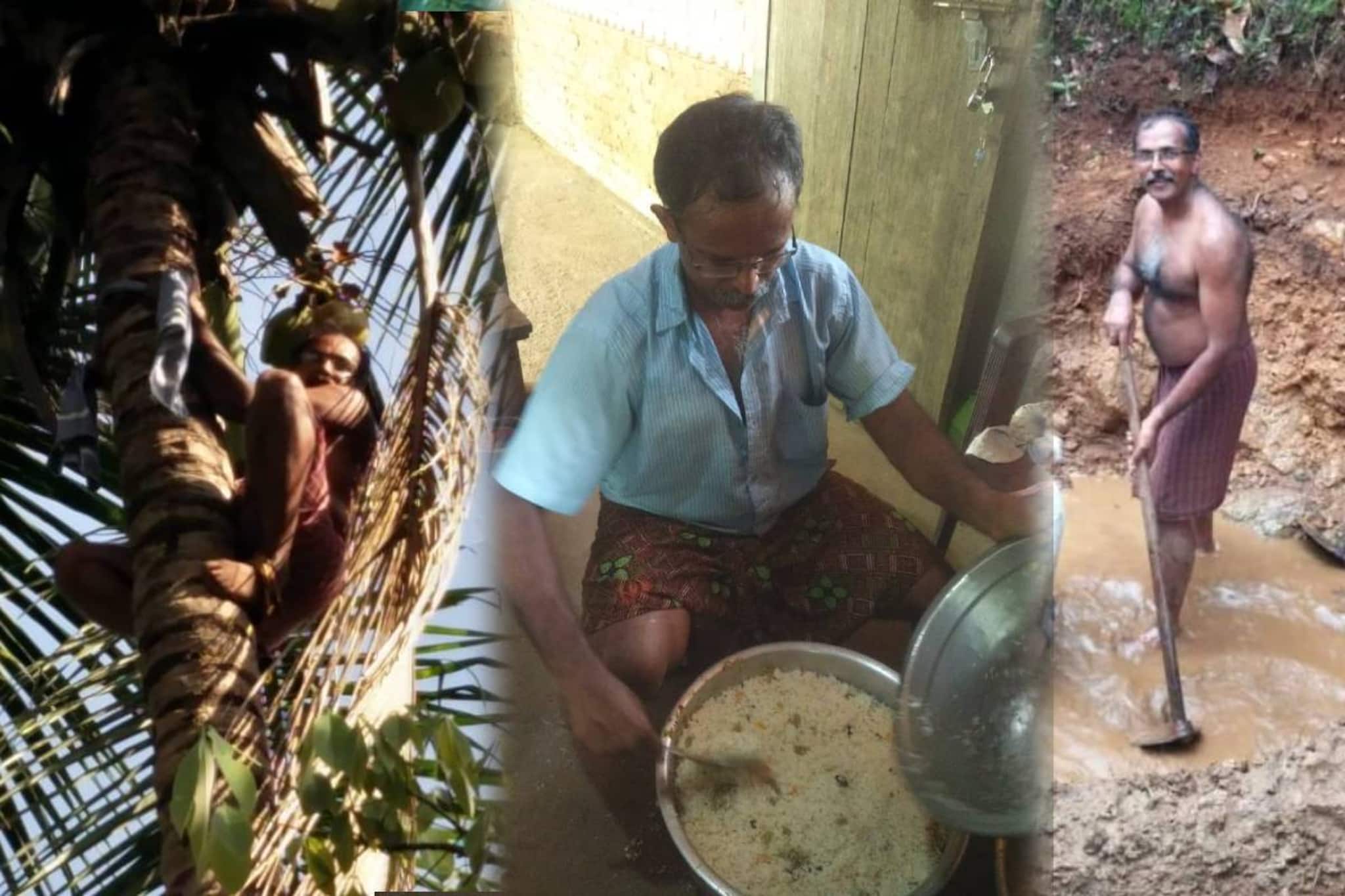 Teacher's Day 2020| തെങ്ങിലും കയറും സ്‌കൂളില്‍ കൃഷിയും ചെയ്യും ഈ ഹെഡ് മാഷ്