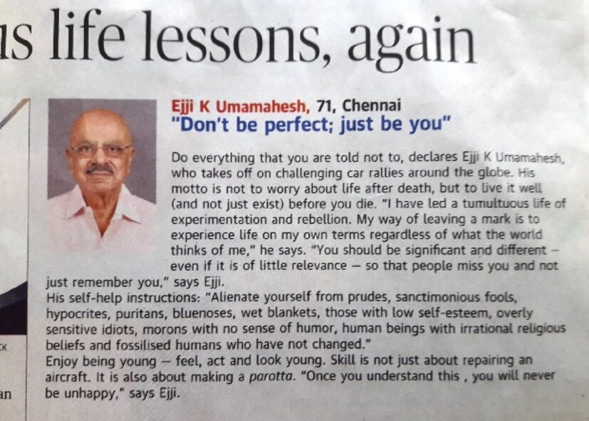  "ഇന്ത്യയിലെ ഏറ്റവും മികച്ച മെക്കാനിക് ഉണ്ടായിരുന്നിട്ടും, എന്റെ വിന്റേജ് വാഹനം പുനസ്ഥാപിക്കാനായില്ലെന്ന് വ്യസന പൂർവം അറിയിക്കട്ടെ. വാഹനത്തിന്റെ ചില ഭാഗങ്ങൾ ഉപയോഗശൂന്യമായി. ഉപയോഗയോഗ്യമായ ഭാഗങ്ങൾ വിന്റേജ് വാഹന ഉടമകൾക്ക് സംഭാവന നൽകും."- അദ്ദേഹം എഴുതി. 