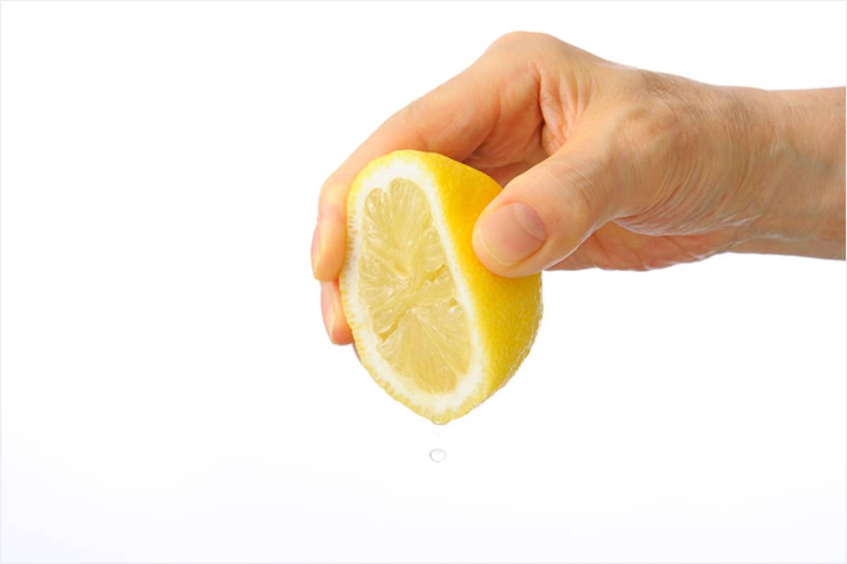 lemon water
