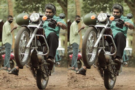 പഴയ RC100 ബൈക്ക് ഉയർത്തി ജോജു; ചിത്രം വൈറൽ പഴയ RC100 ബൈക്ക് ഉയർത്തി ജോജു; ചിത്രം വൈറൽ