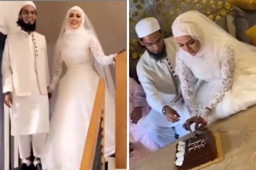  വിവാഹിതയായെന്നുള്ള വിവരം സോഷ്യൽ മീഡിയ പോസ്റ്റിലൂടെ സനാ ഖാനും ഇന്ന് പങ്കു വച്ചിട്ടുണ്ട്.