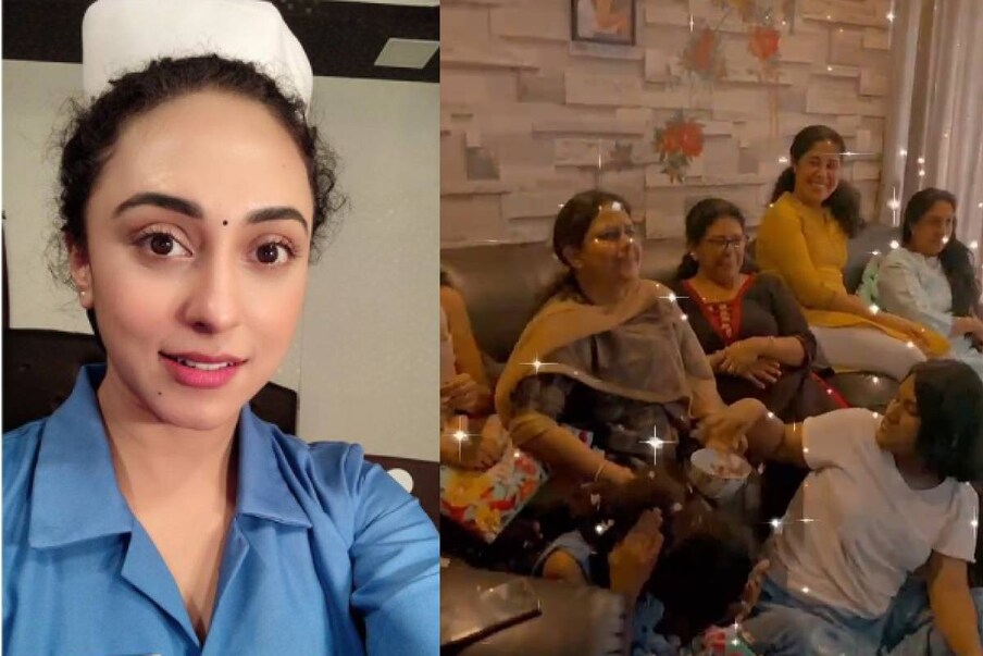  തിയേറ്റർ അടഞ്ഞു കിടപ്പാണെങ്കിലും പേളിയുടെ പുതിയ ചിത്രത്തിന്റെ റിലീസ് ആഘോഷമാക്കി കുടുംബം. മുതിർന്നവരും കുട്ടികളുമെല്ലാം ചേർന്ന് റിലീസ് ദിവസം അടിപൊളിയായി ആഘോഷിക്കുന്ന വീഡിയോയുമായി പേളി ഇൻസ്റ്റഗ്രാമിൽ എത്തുന്നു. വീട്ടിലെ സ്ക്രീനിനു മുന്നിൽ തിയേറ്ററിനുള്ളിലെന്ന പോലെ അന്തരീക്ഷം ഒരുക്കിയാണ് എല്ലാവരും ചേർന്ന് സിനിമ കാണുന്നത്