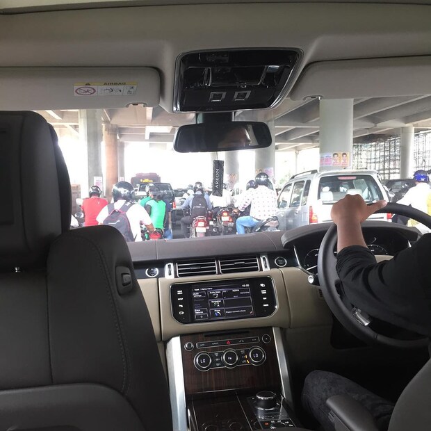 Land Rover Range Rover Vogue is powered by a massive 4.4-litre V8 diesel engine that generates a maximum power of 335 Bhp and peak torque of 740 Nm and Kohli owns a white-coloured Land Rover Range Rover Vogue (Instagram/Virat Kohli)