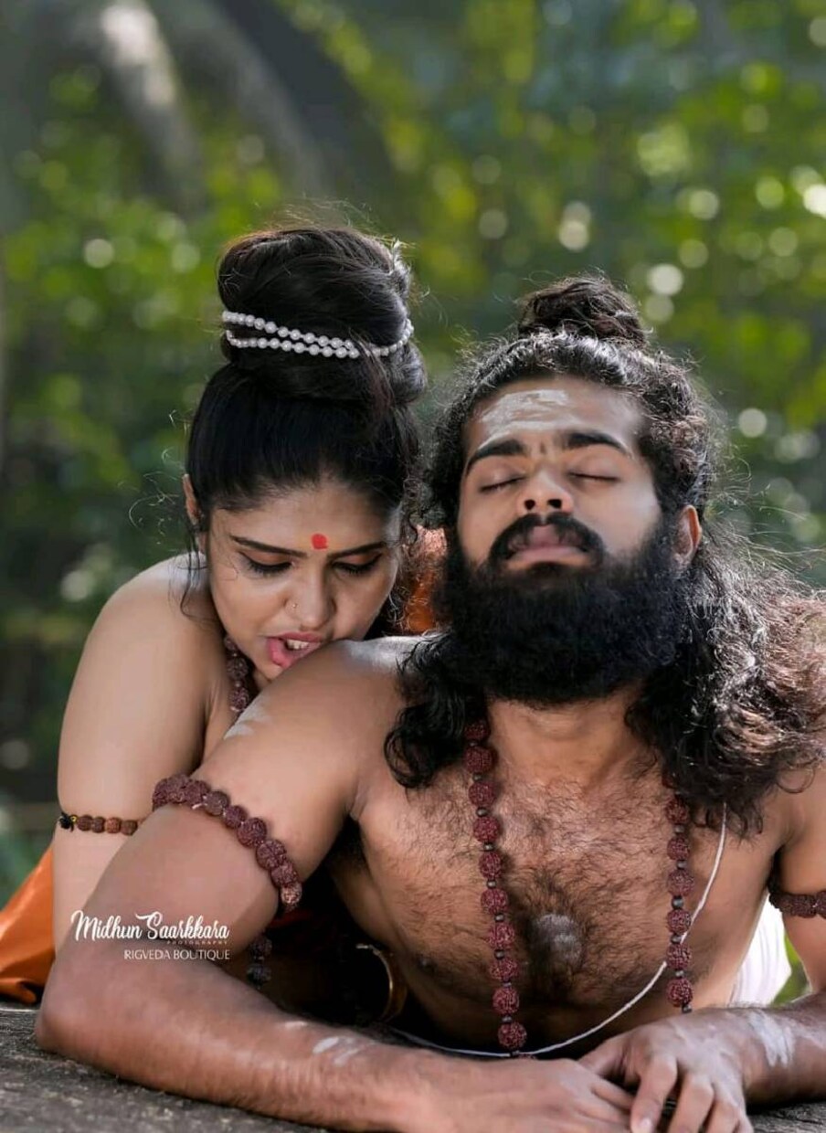  വൈശാലി-ഋശ്യശൃംഗൻ വെഡ്ഡിംഗ് ഫോട്ടോഷൂട്ടിൽ നിന്നും (മിഥുൻ ശാർക്കര)