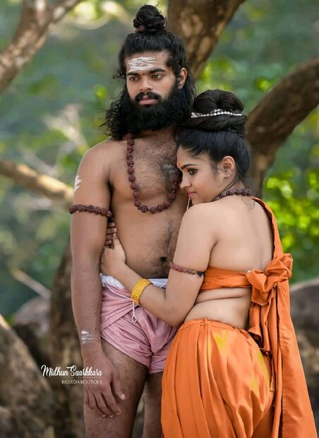  വൈശാലി-ഋശ്യശൃംഗൻ വെഡ്ഡിംഗ് ഫോട്ടോഷൂട്ടിൽ നിന്നും (മിഥുൻ ശാർക്കര)
