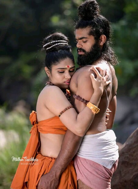  വൈശാലി-ഋശ്യശൃംഗൻ വെഡ്ഡിംഗ് ഫോട്ടോഷൂട്ടിൽ നിന്നും (മിഥുൻ ശാർക്കര)