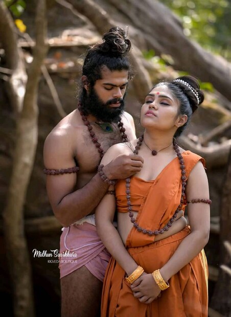  വൈശാലി-ഋശ്യശൃംഗൻ വെഡ്ഡിംഗ് ഫോട്ടോഷൂട്ടിൽ നിന്നും (മിഥുൻ ശാർക്കര)
