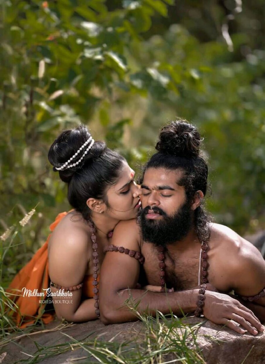  വൈശാലി-ഋശ്യശൃംഗൻ വെഡ്ഡിംഗ് ഫോട്ടോഷൂട്ടിൽ നിന്നും (മിഥുൻ ശാർക്കര)