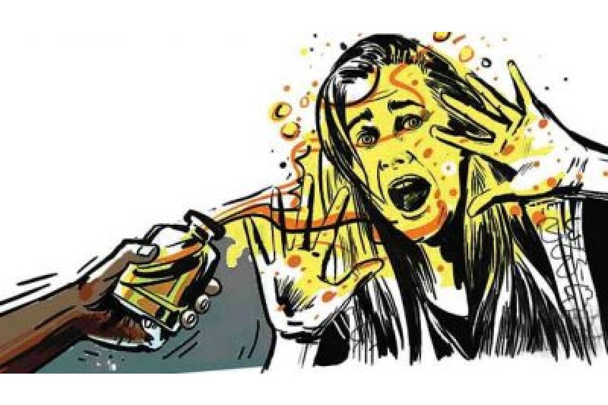 കൊല്ലത്ത് ഭർത്താവിന്‍റെ ആസിഡാക്രമണത്തിൽ യുവതിക്കും മകൾക്കും പരിക്ക്; പ്രതി ഒളിവിൽ