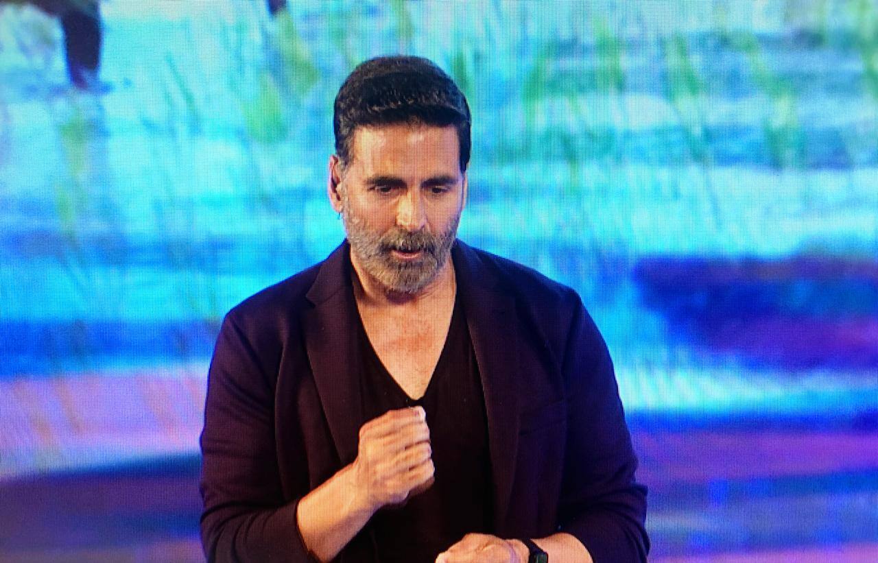  മിഷൻ പാനി ബ്രാൻഡ് അംബാസിഡറായ ബോളിവുഡ് താരം അക്ഷയ് കുമാർ മിഷൻ പാനി വാട്ടർതോൺ അവതരിപ്പിക്കുന്നു(Image: News18)